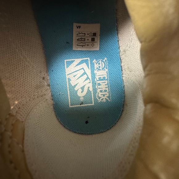 Vans X One Piece Anime Collection Youth 2 Straw Look With Rope Style Laces - Picture 8 of 12
